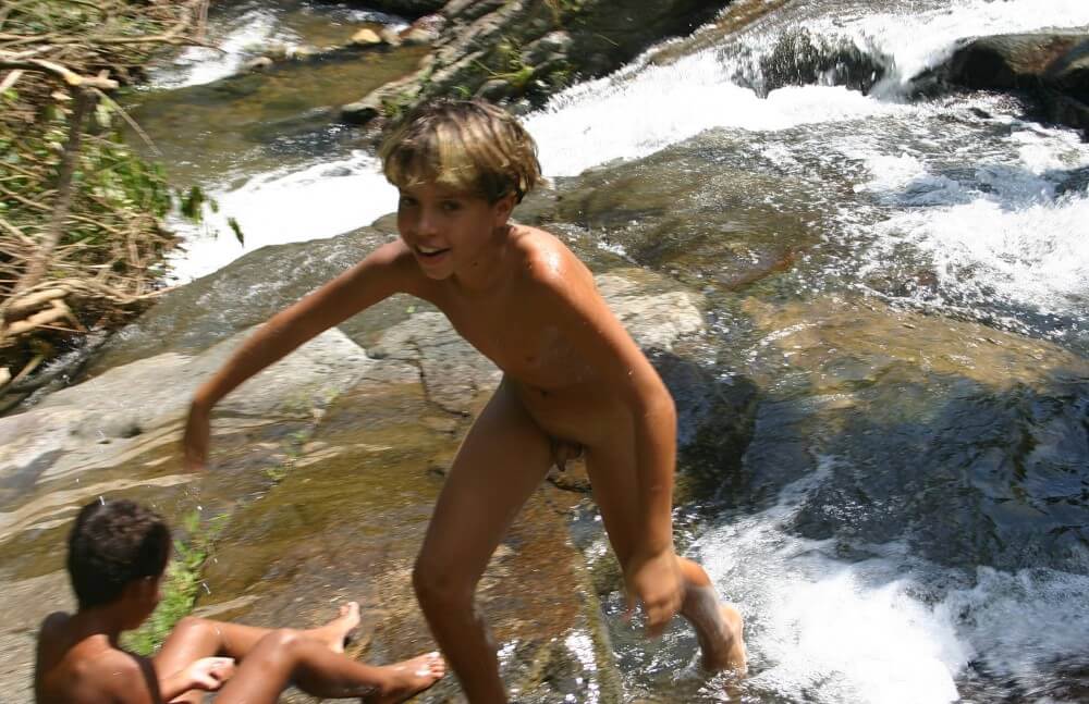 Brazilian Cliff Slide pics - Clothing is a barrier for a nudist