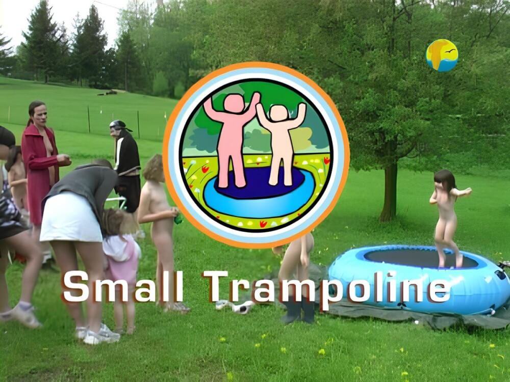 Naturist Freedom: Small Trampoline - Naturism promotes tolerance