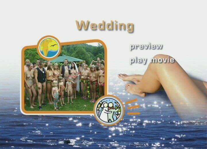 A wedding in a nudist collective - Nudity is seen as a natural and beautiful aspect of life