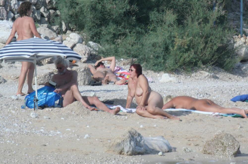 Croatian Baska Beach pics - Spontaneous Nudism Thrives