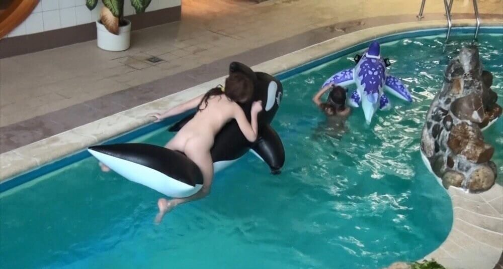 Naturism in the pool Full HD - Nudity helps overcome insecurities and fears