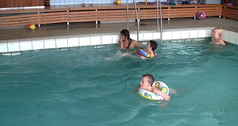 Swimming center club Full HD - True nudism began here
