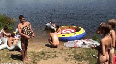 Nude and hot summer day video - Peace and tranquility are important values for naturists