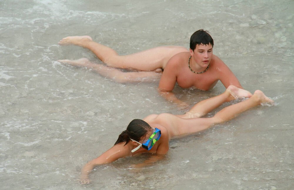 Wading In The Shallows pics - A nudist values inner balance and peace of mind