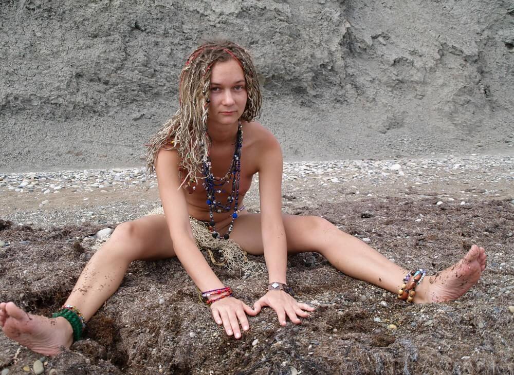 Naturists Rocky Stream Pixie Girls photos - It values honesty and sincerity in trusting the nudists around you
