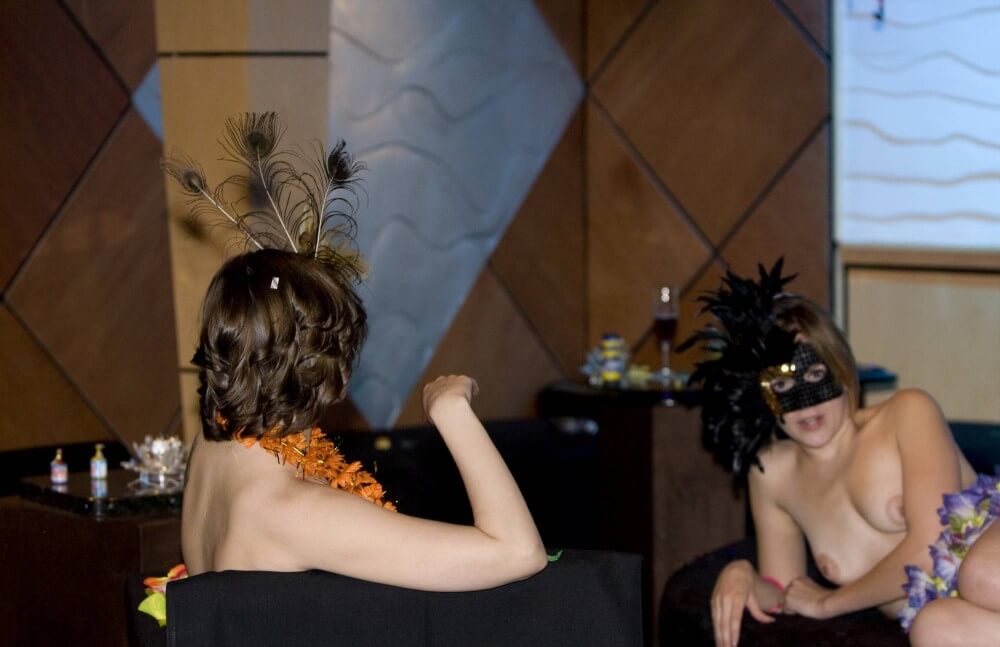 Masquerade Lounging photos - We began to practice nudism consciously