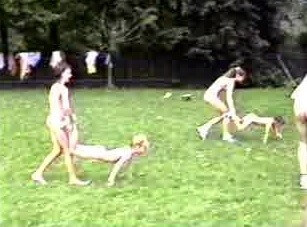 A nudist gathering at the stadium and sports - Freedom and harmony in the practice of nudism and the naturist movement