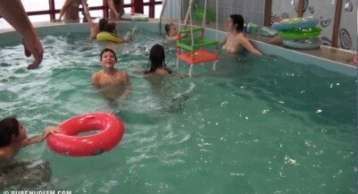 Indoor Swim Exercise 2 Full HD video - A resort for nature lovers