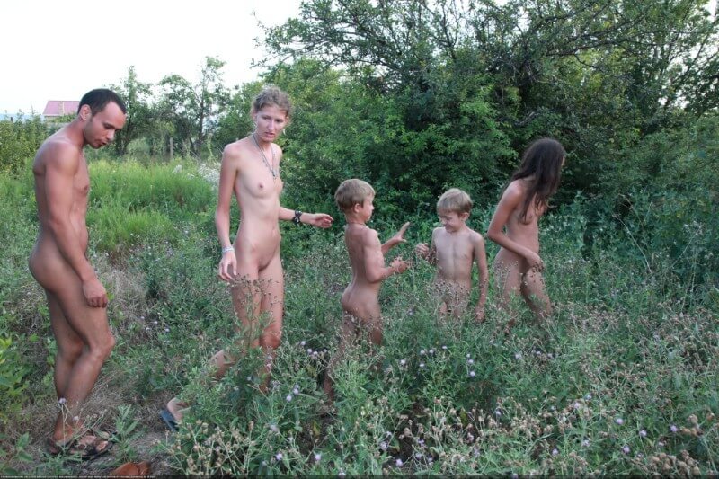 A quaint village home town photos - People practice nudism to achieve harmony with nature