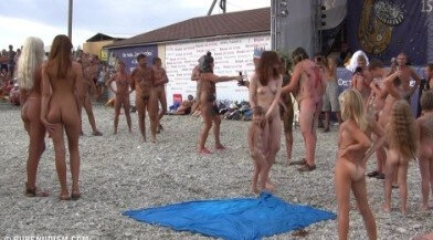 Cool Day At The Beach Full HD video - Living freely and naturally is the dream of naturism and nudism advocates