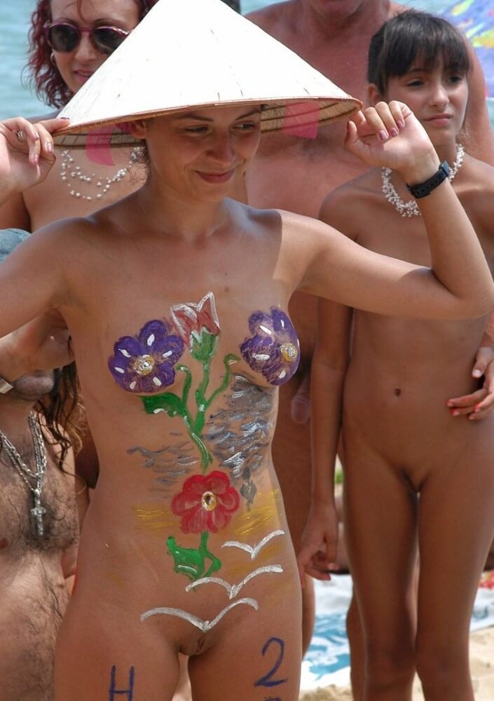 Nudist gathering on the beach video - Naturism is connected to self-love and love of nature