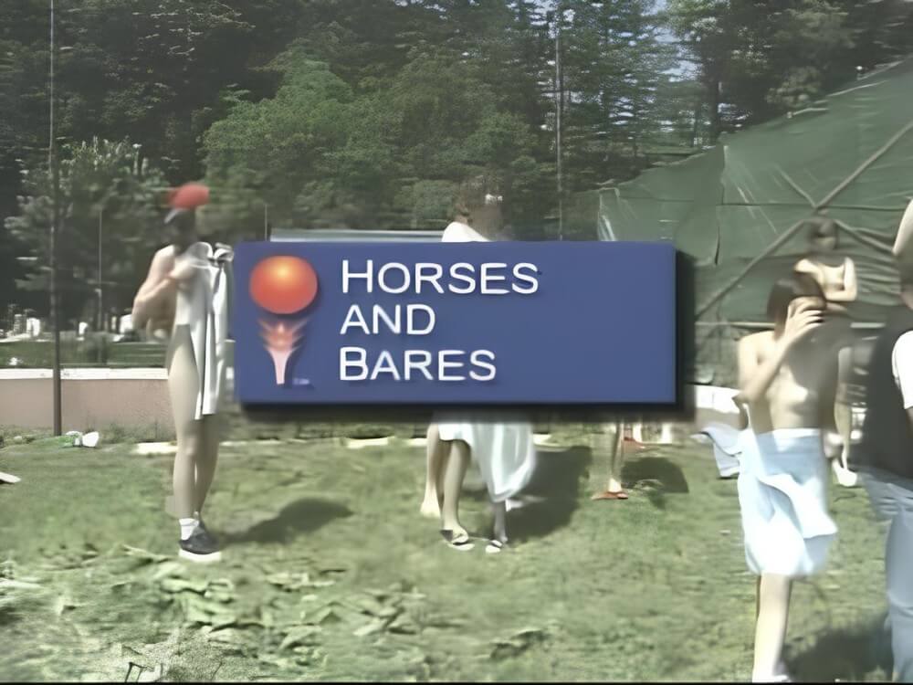 Horses and Bares - Health is strengthened through naturism