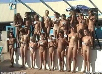 Junior Miss Pageant France video 2 - Nudity as an expression of natural beauty
