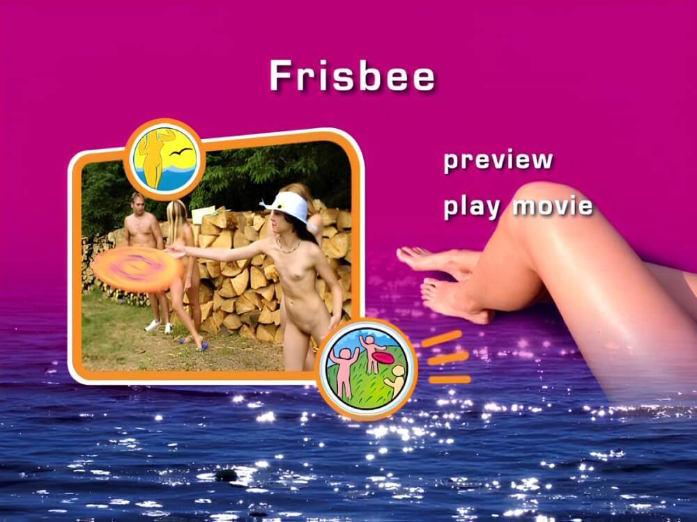 Naturist Freedom - Frisbee DVD - A naked person is asexual among nudists