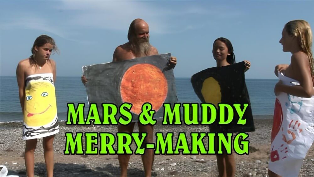 Enature - Mars and Muddy Merry-Making - Naturists love sunlight and fresh air