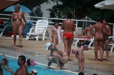 Enjoying The Sunny Pool gallery - Nudism and naturism are a path to accepting ones own nature