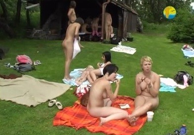 Naturist Freedom: Cottage Picnic - Peace and tranquility are goals for those who choose nudism and naturism