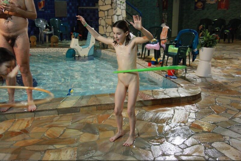 Naturist club games pool photos - Nudity is an expression of natural beauty
