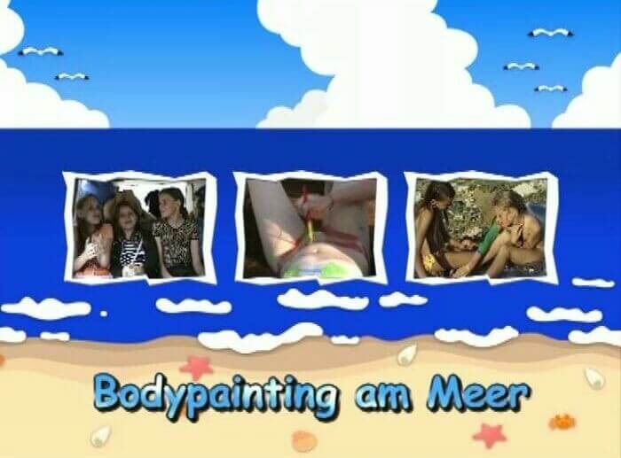 Naturistin: Bodypainting am Meer - Pure naturism teaches us to accept ourselves and others without judgment or criticism