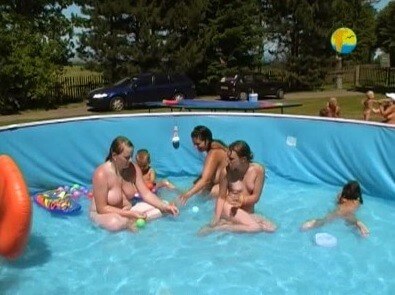 Naturist Freedom: Merry Pool upd - Many beautiful people without clothes