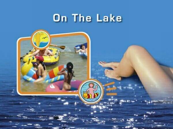 Naturist Freedom: On the lake - A nudist values trust and friendliness among people