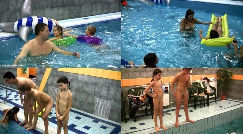 Contests In The Water 1 - Nature fills the naked body with energy and inspiration