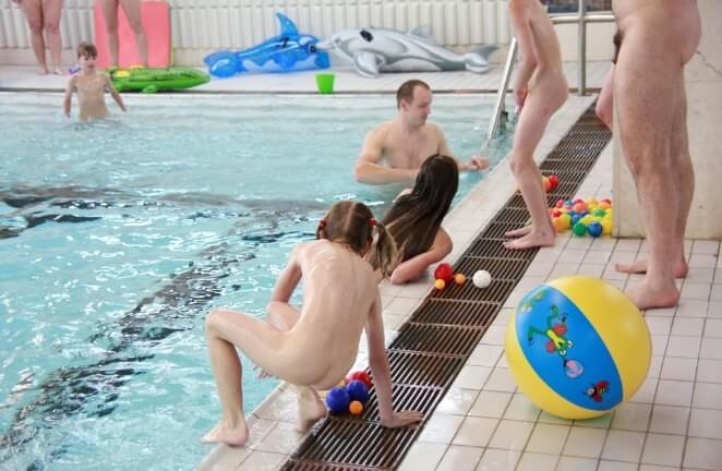 Nude family in the pool photos - A nude person strives for inner harmony and peace of mind