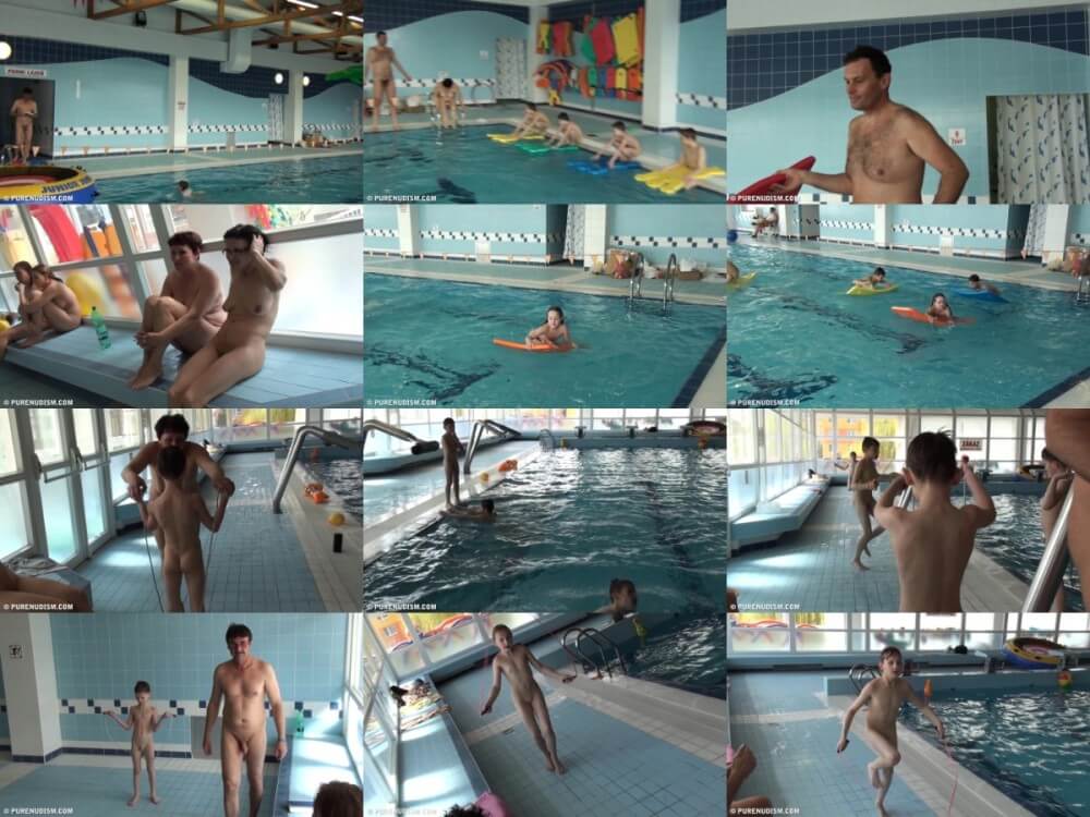 Poolside activities 2 Full HD - Living in harmony with nature as the primary goal of the naturist lifestyle