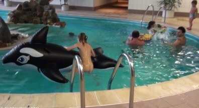 Indoor dolphin ride Full HD - We have no objection to the phenomenon itself