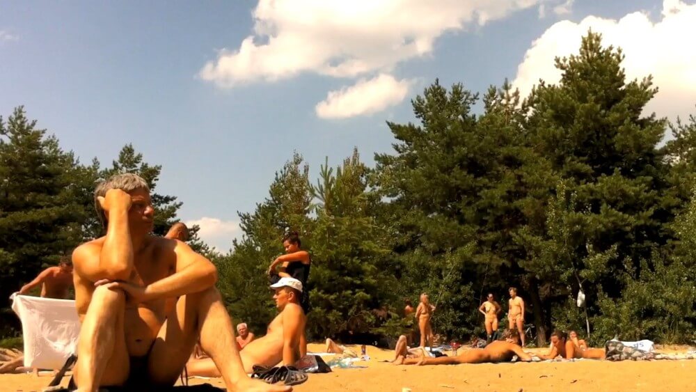 Nudist camping in the forest video HD - Nature provides the energy and strength for life, and well simply be naked