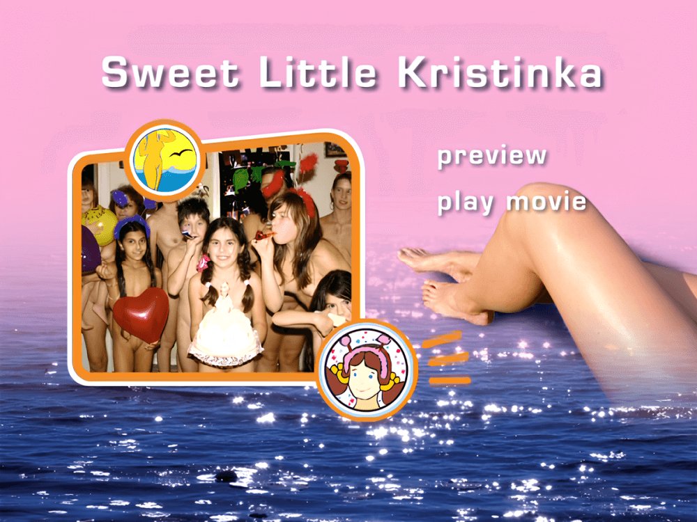 Naturist Freedom: Sweet Little Kristinka  DVD - Nudity helps to overcome insecurities and boost self-esteem